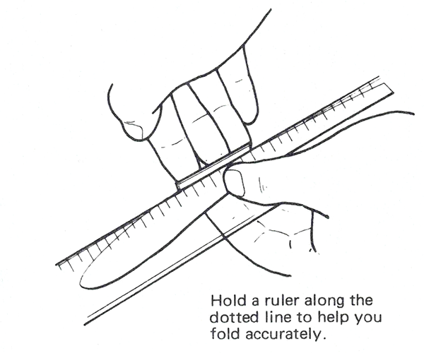 Bending the tabs