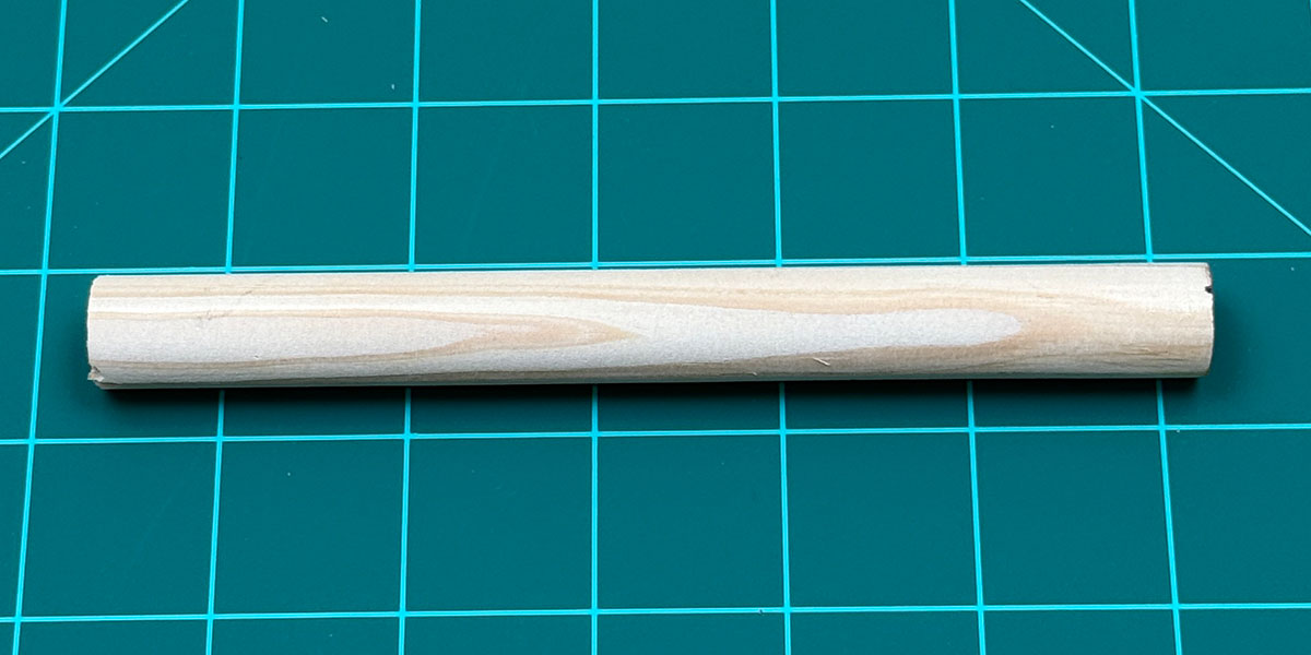 Large wooden dowel