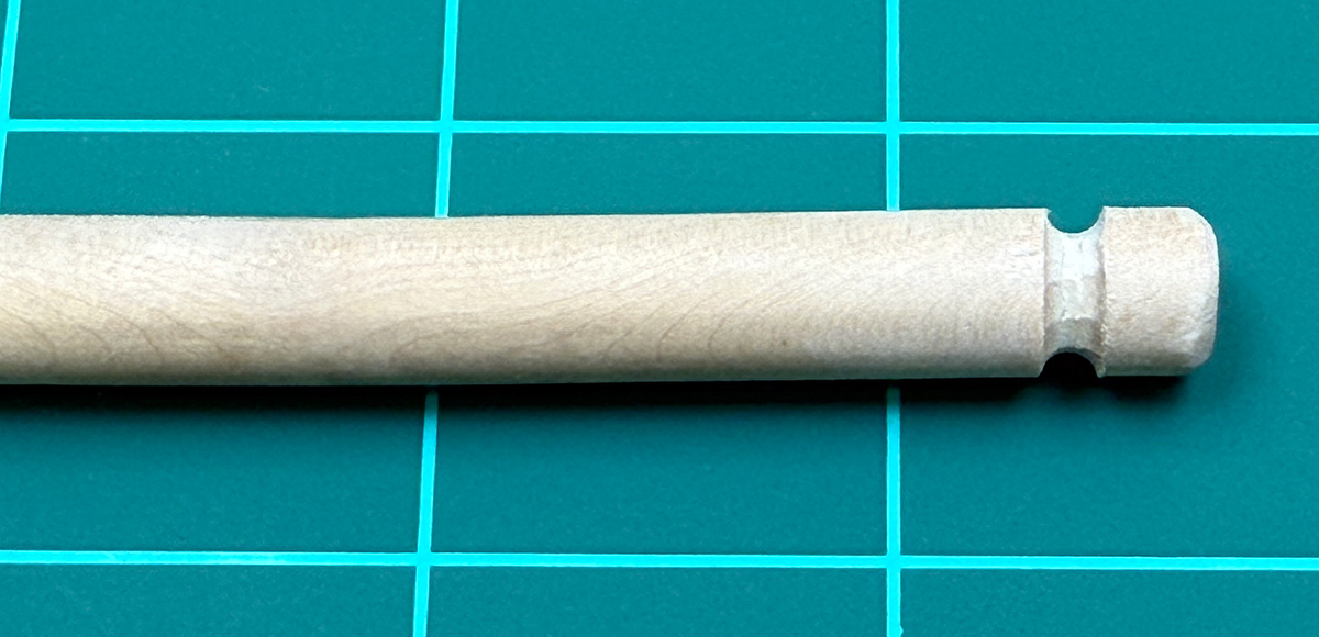 Groove in Dowel