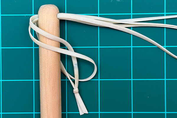 Loop it around the bottom