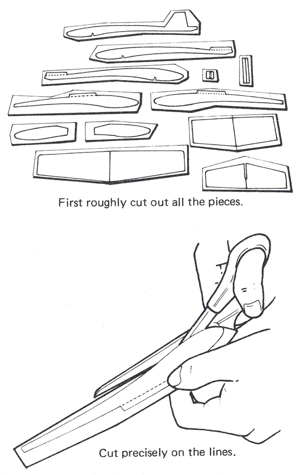 Cutting the parts