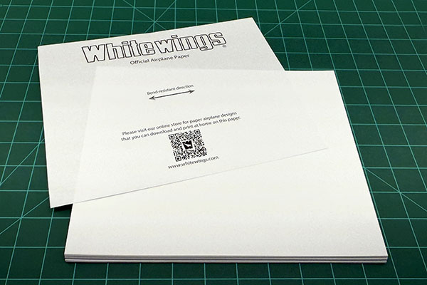 Official Whitewings Airplane Paper